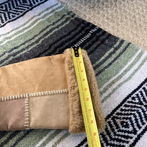 Vintage y2k lower east side patchwork calf high tan boots - Picture 7 of 7